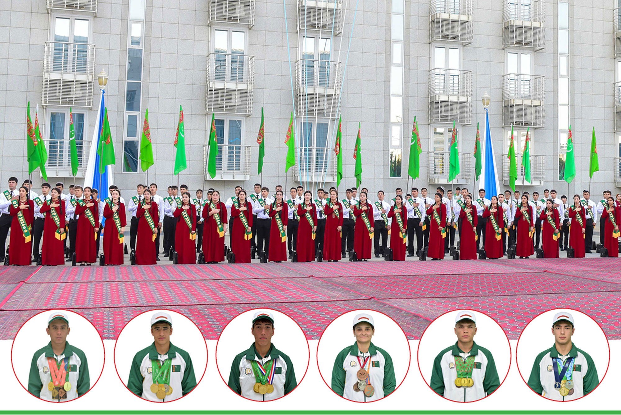 Halkara sport ýaryşlarynyň türkmenistanly medalçylary täze okuw ýylynda talyplyk dünýäsine girişerler