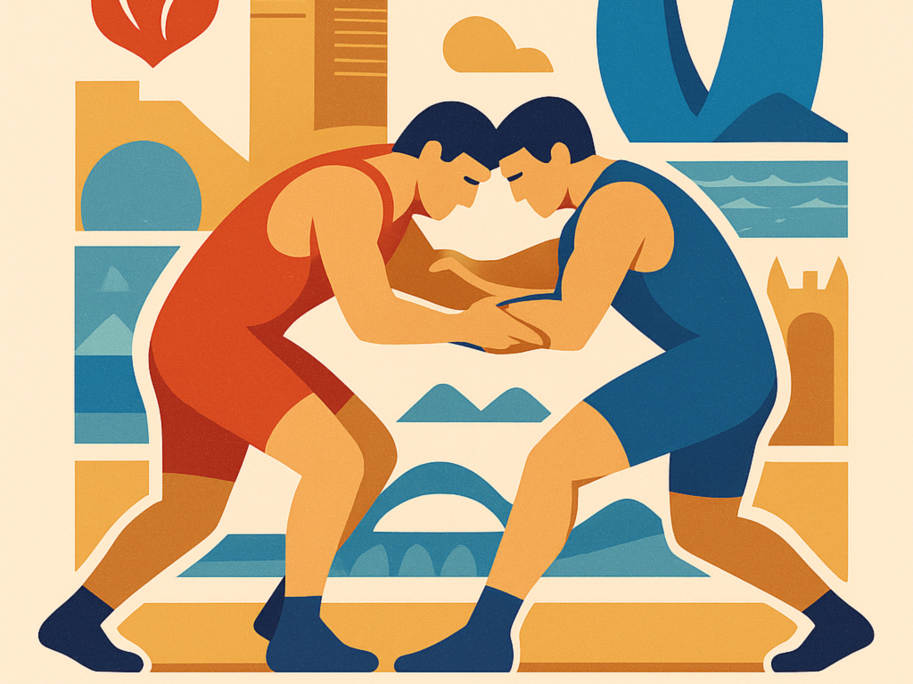 Erkin göreş boýunça halkara ýaryşda gazanylan medallar