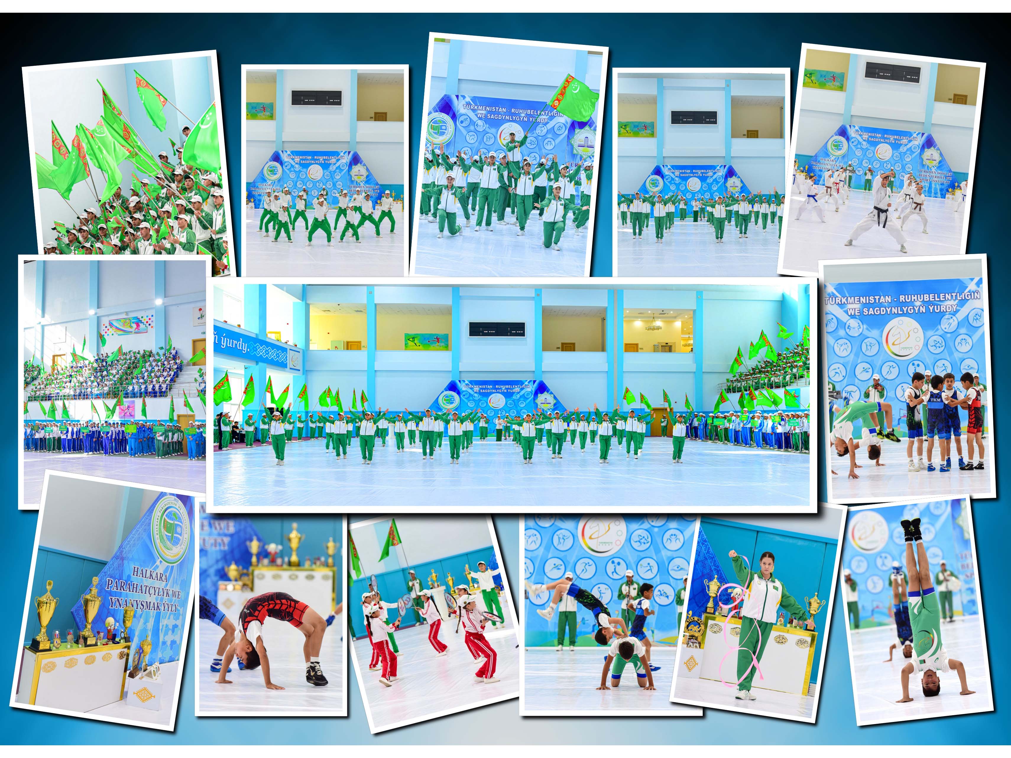 «Türkmenistan – ruhubelentligiň we sagdynlygyň ýurdy» atly XV Uniwersiada